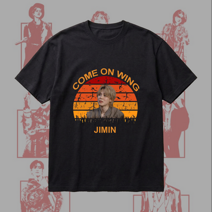 Vintage Bangtan BTS Hot Meme Come On Wing Shirt Gifts For Fan
