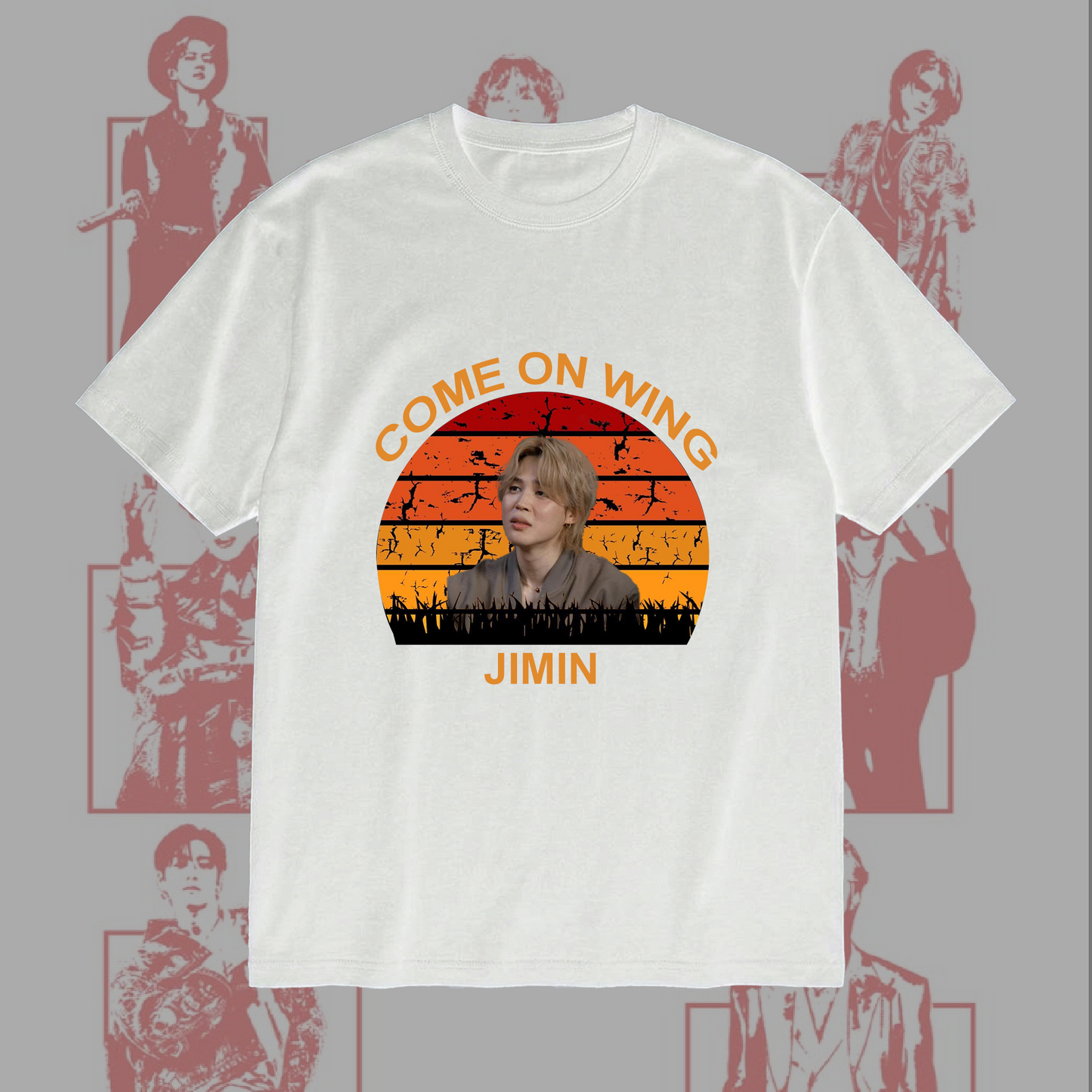 Vintage Bangtan BTS Hot Meme Come On Wing Shirt Gifts For Fan