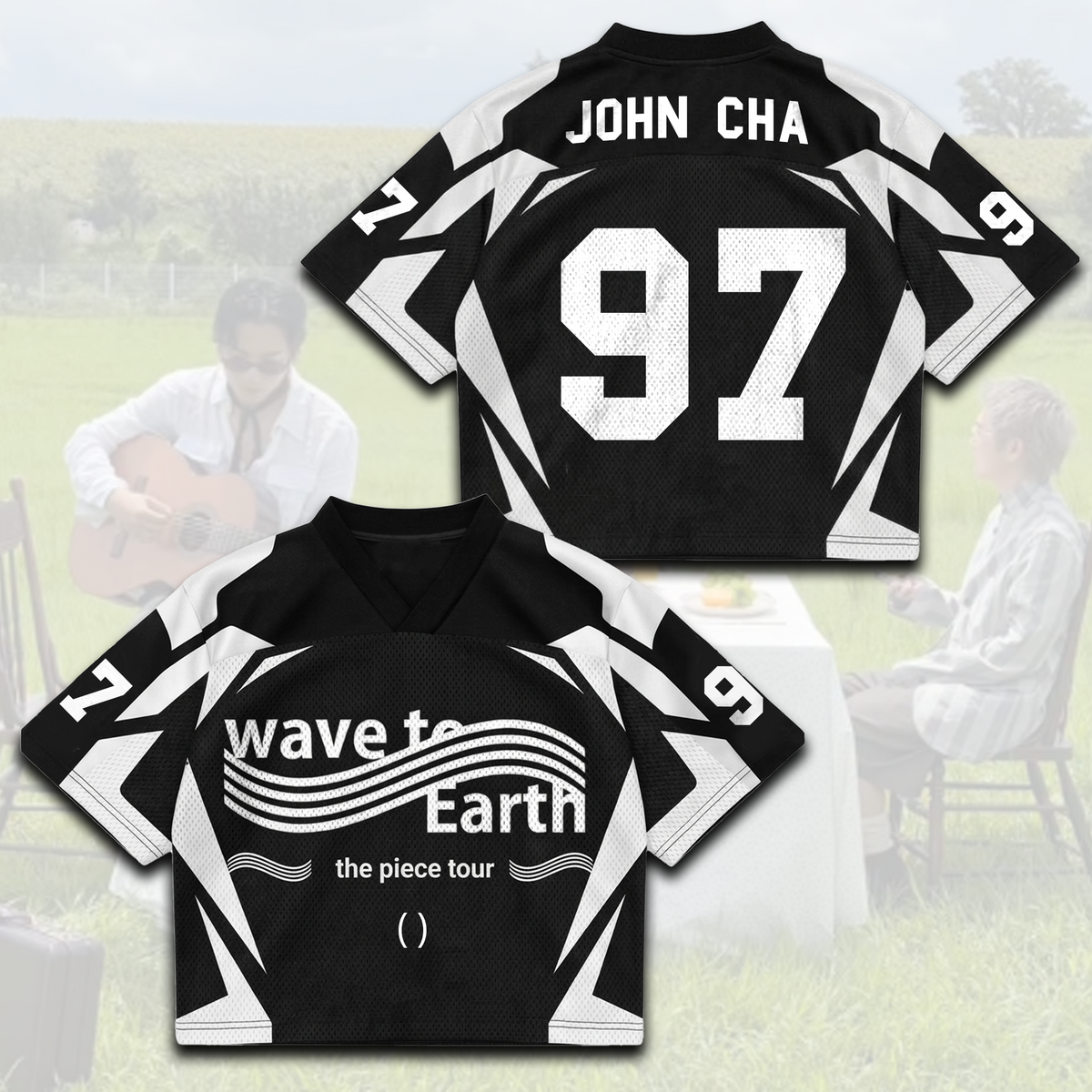 Wave To Earth The Piece Tour Mixed Mesh Jersey Gift For Fans