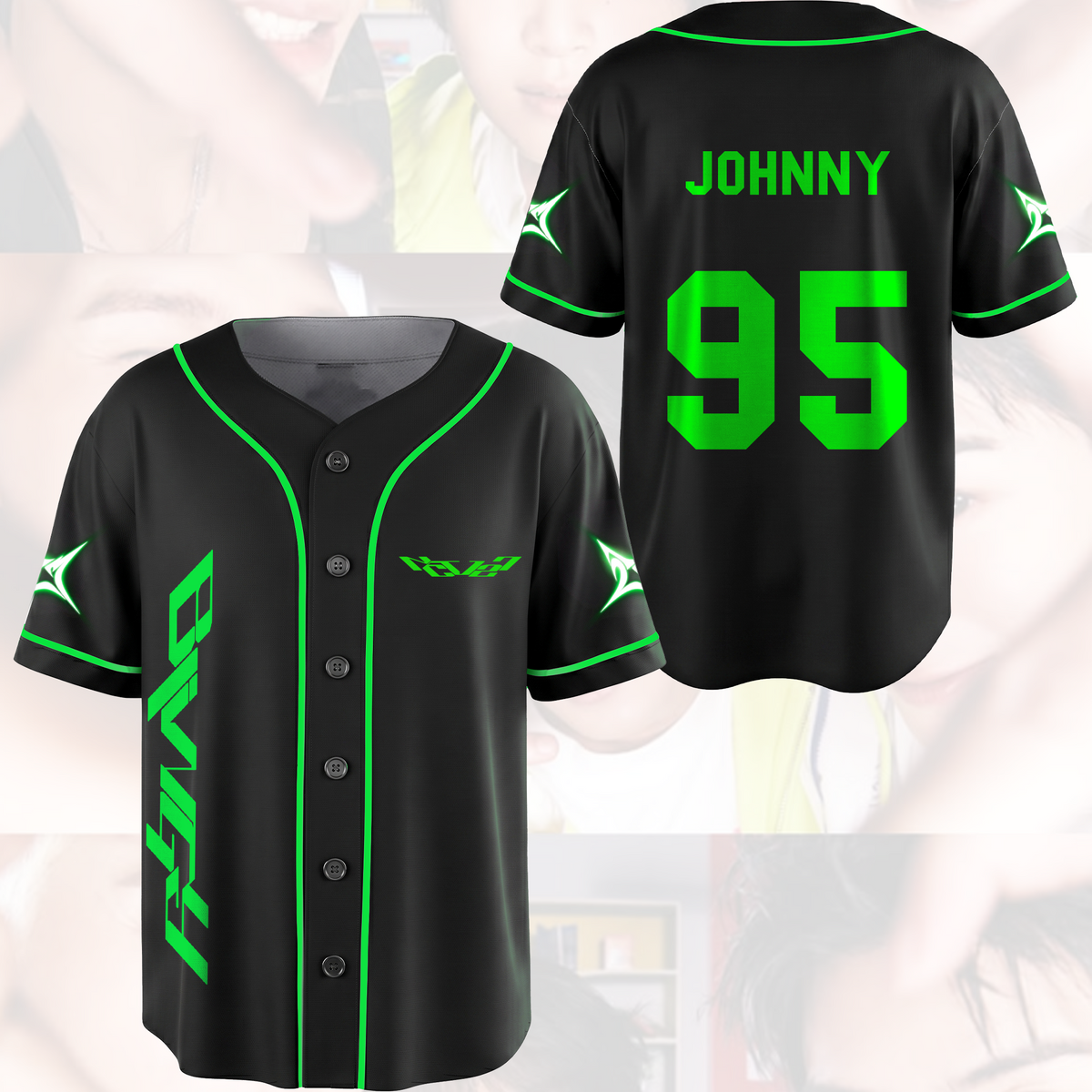 Glitzerndes NCT 127 Baseballtrikot Fan NCTZEN Geschenke