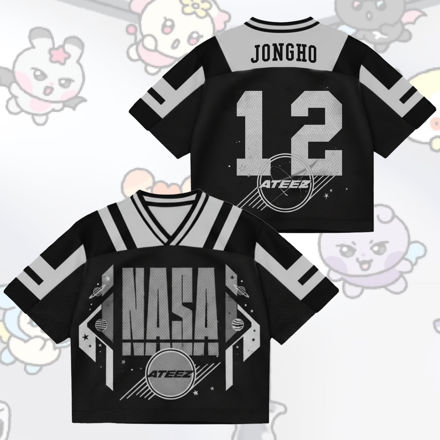 ATEEZ Nasa Golden Hour Part 4 ALbum Mixed Mesh Jersey