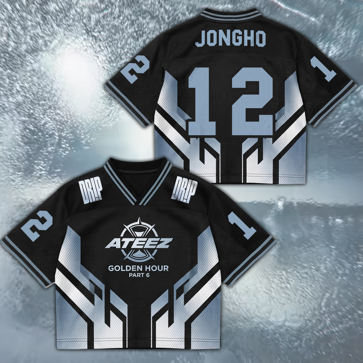 Chic Drip ATEEZ Golden Hour Part 6 Mix Mesh Jersey Gifts For Fans
