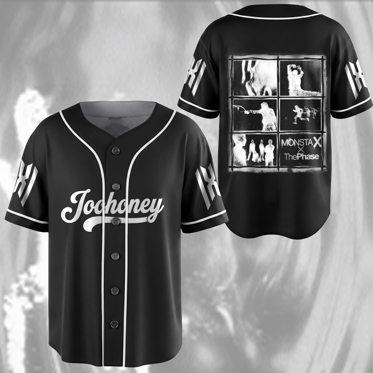 MONSTA X The Phase Album Merch Baseball Jersey Gift For Fans