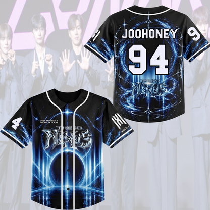 MONSTA X Nexus World Tour Special Baseball Jersey Gift For Fans