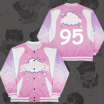 WAVESTEEᵀᴹ Seventeen Pinkwave Tour Baseball Jacket