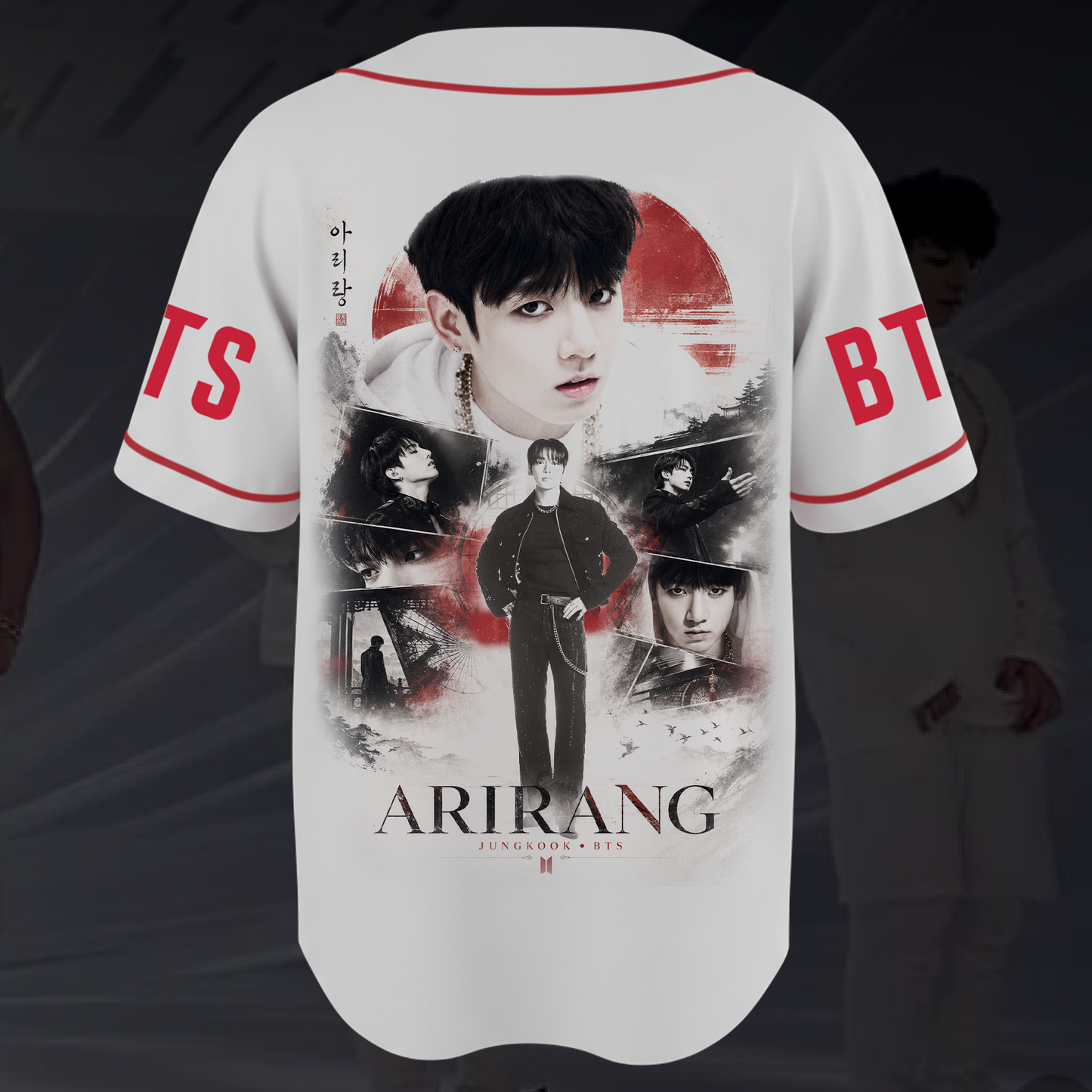 All Eras Jungkook Arirang World Tour BTS Baseball Jersey Fan Edition
