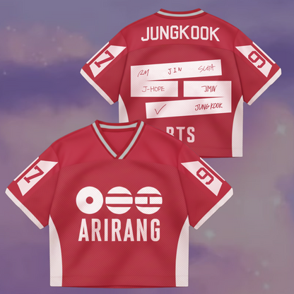 BTS The 5th Album ARIRANG World Tour Mixed Mesh Jersey