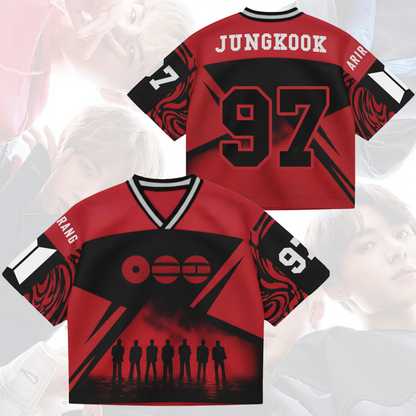 Gigantic Arirang BTS 2026 World Tour Mixed Mesh Jersey Gifts