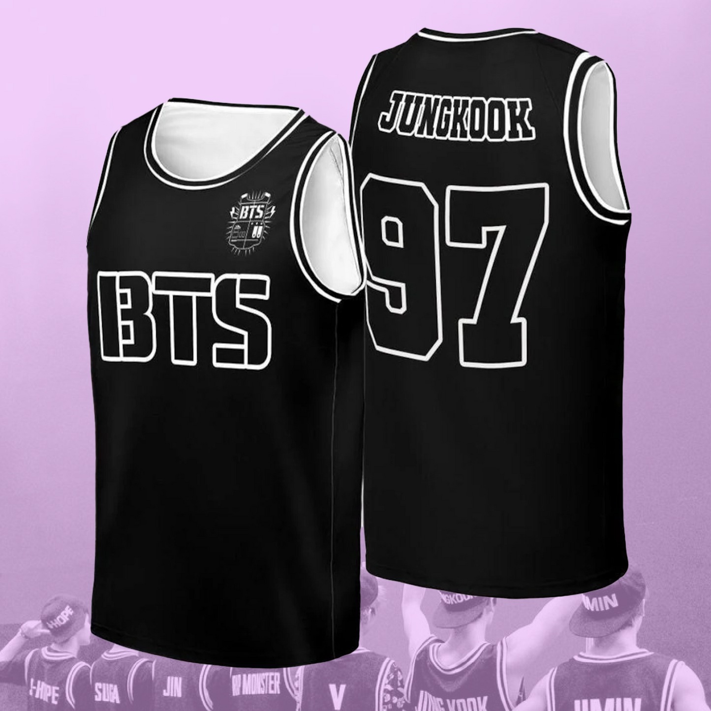 BTS Uniform Sleeveless Jersey Tank Top