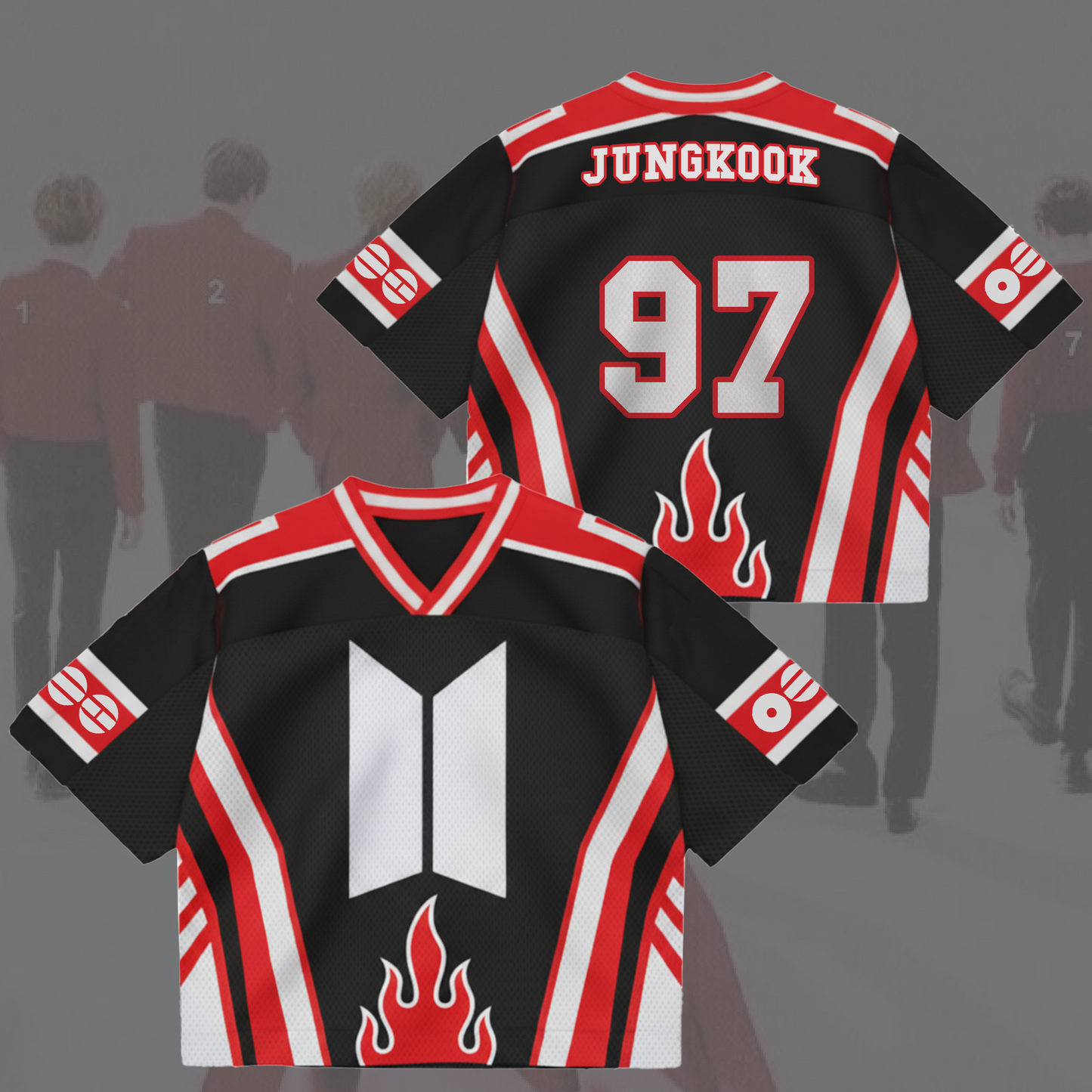 Triumphant Arirang Album Concert Mixed Mesh Jersey