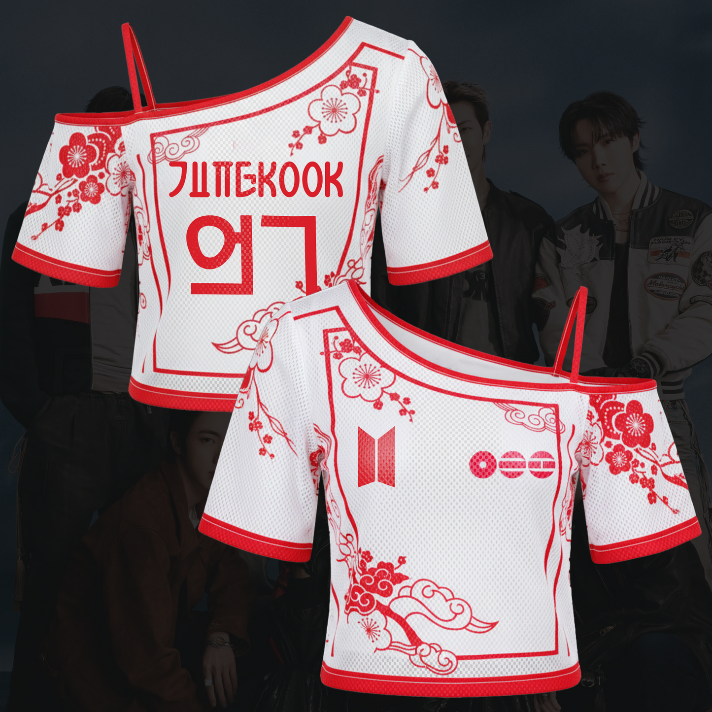 Arirang Blossom Tour BTS Off Shoulder Mesh Gift For Army