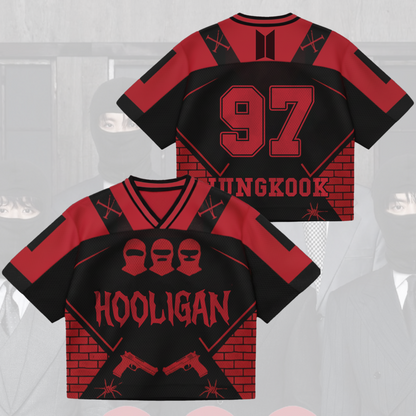 The Soul Snatcher BTS Hooligan World Tour Mixed Mesh Jersey