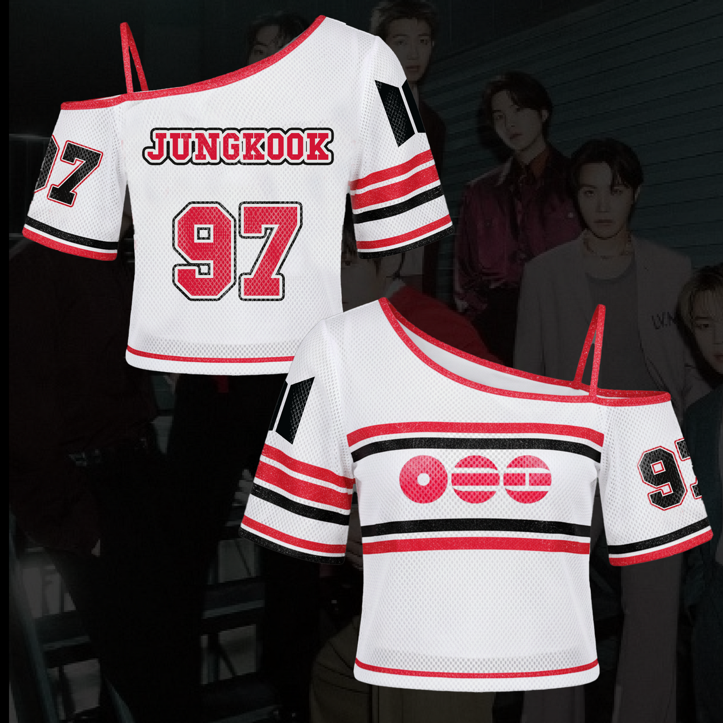 BTS 2026 World Tour Off Shoulder Mesh Gift For Fans
