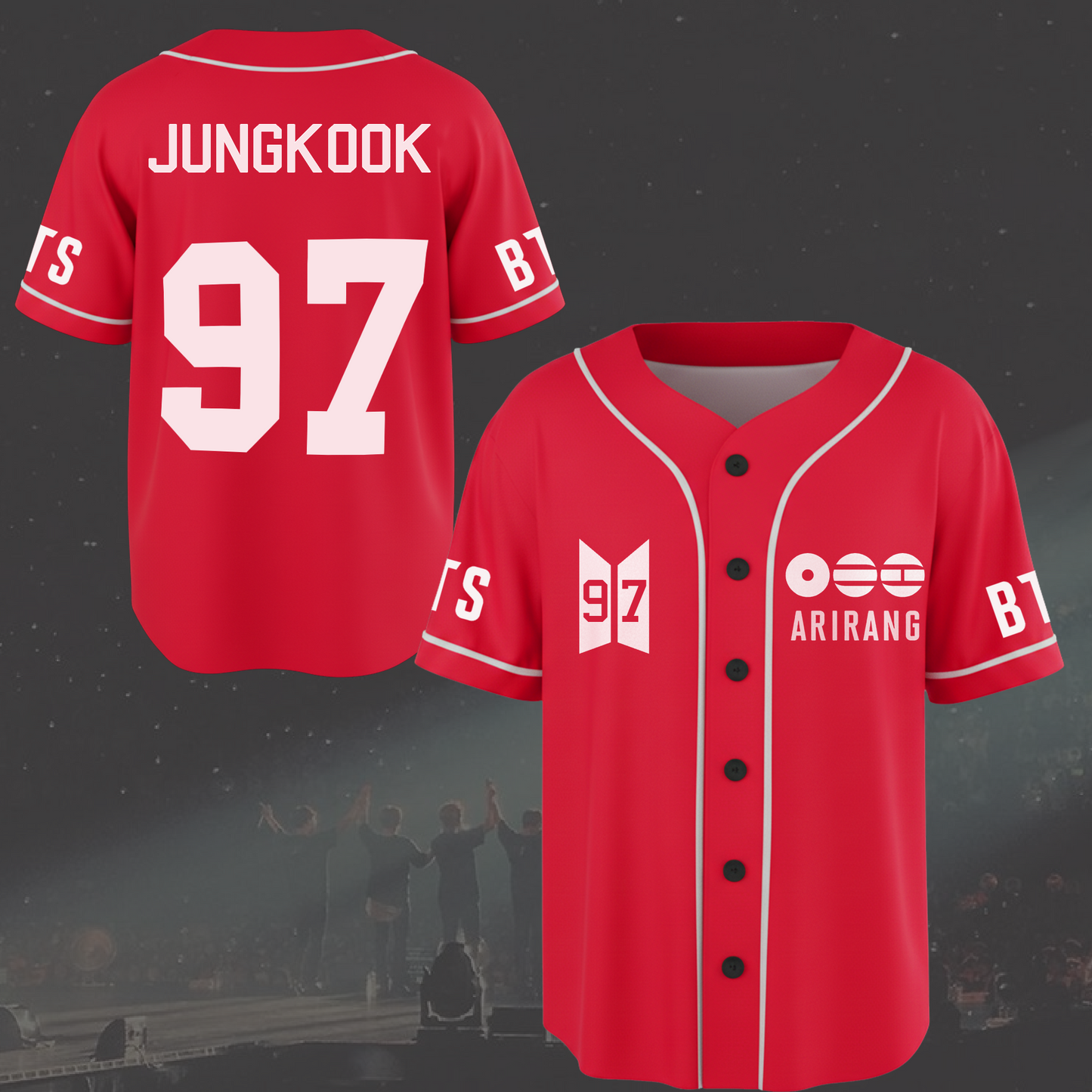 BTS World Tour Arirang Baseball Jersey
