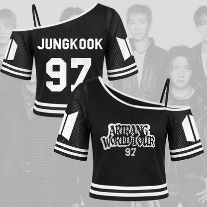 Bangtan Mature Girl Arirang World Tour Off Shoulder Mesh Gift For Army