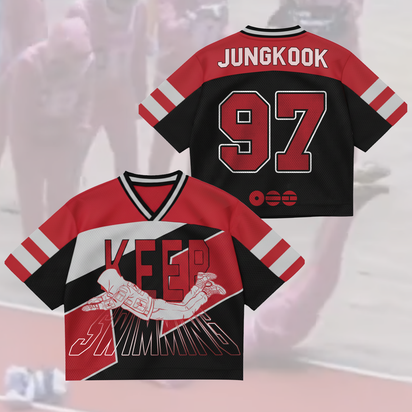 The Deep Enders Keep Swimming BTS World Tour Mixed Mesh Jersey Gift For Fans