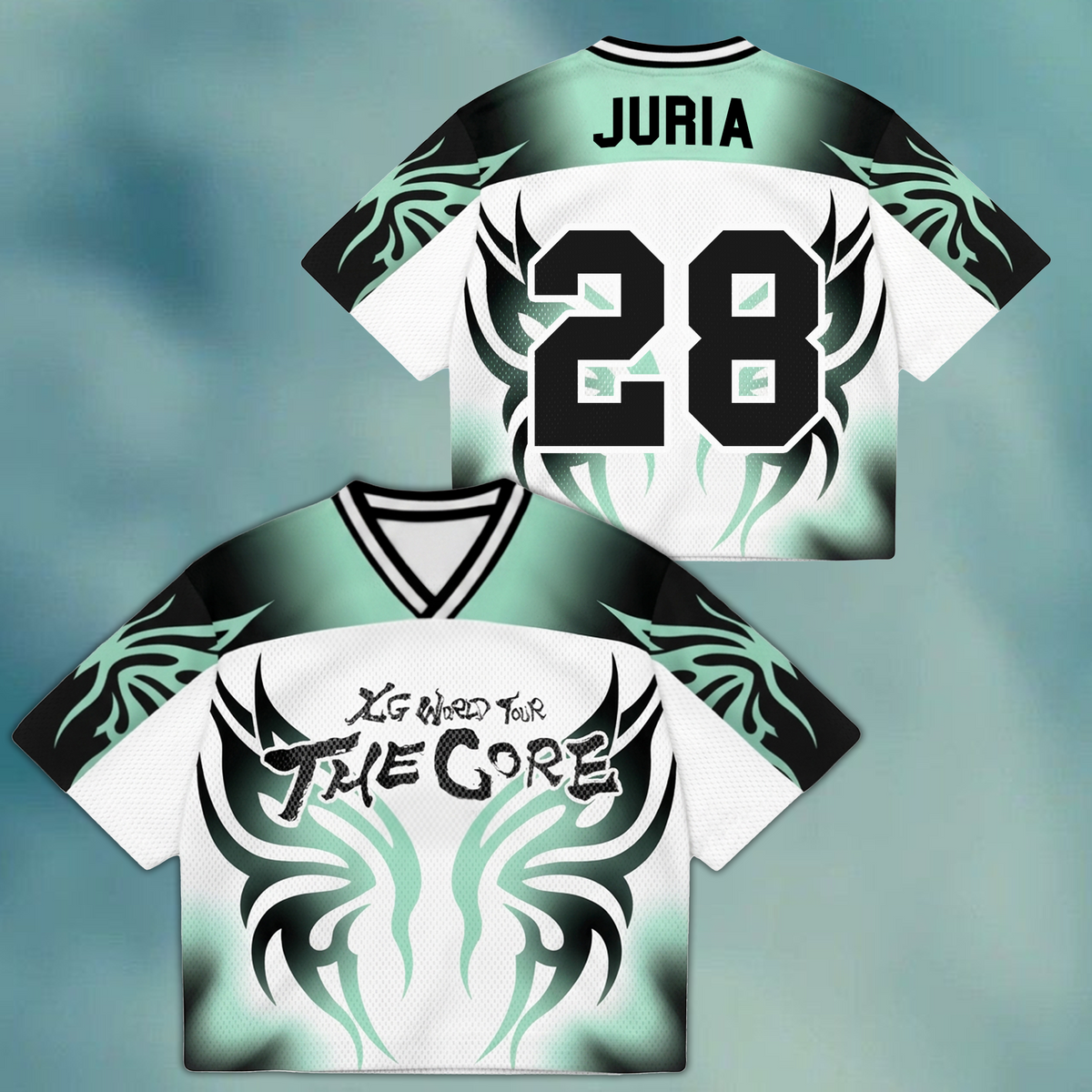 Electrifying XG The Core  World Tour Mixed Mesh Jersey Gift For Alphaz