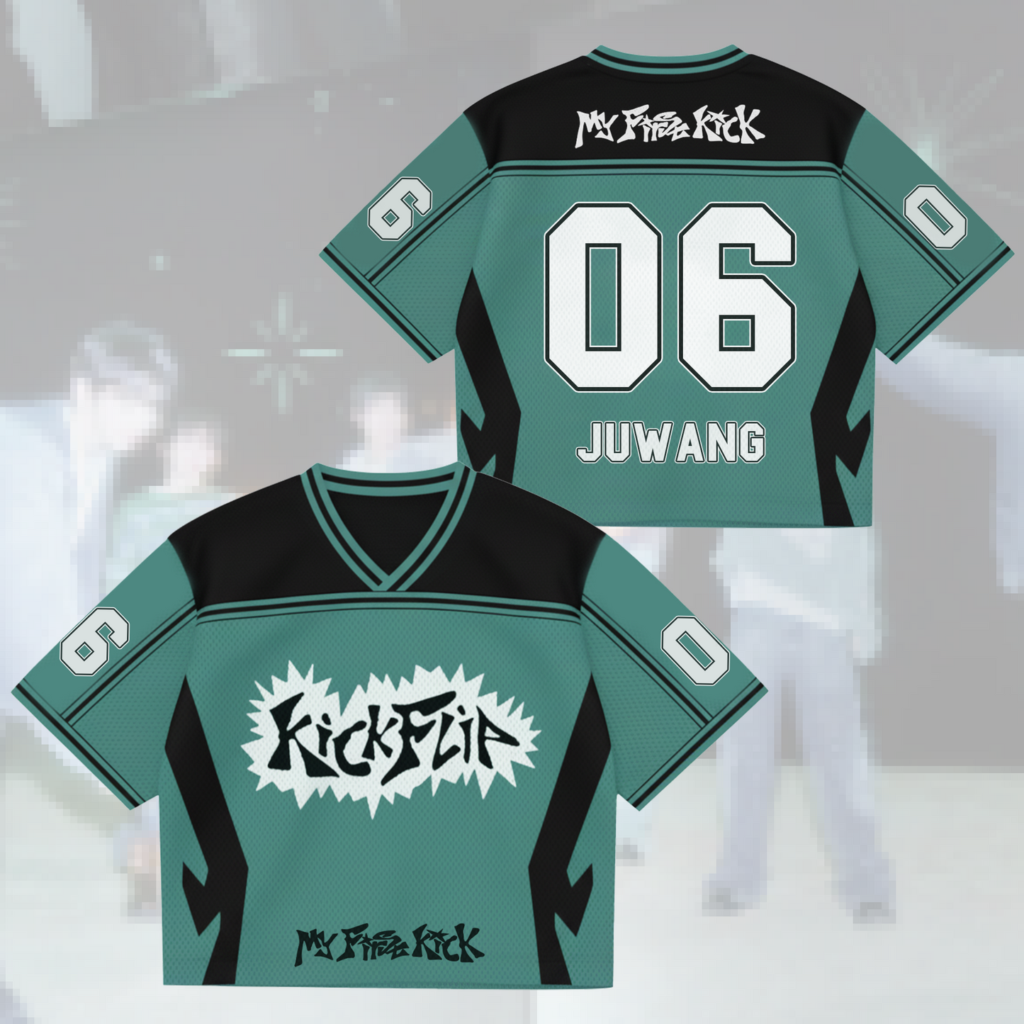 KickFlip Mini Album My First Kick Album Mixed Mesh Jersey Gift For Fans