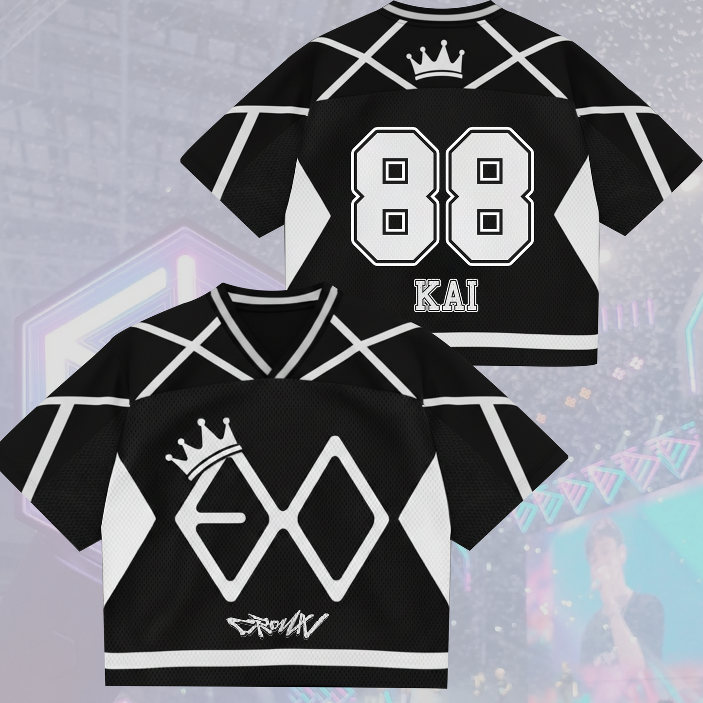 EXO 2026 World Tour Mixed Mesh Jersey Gift For Lovers