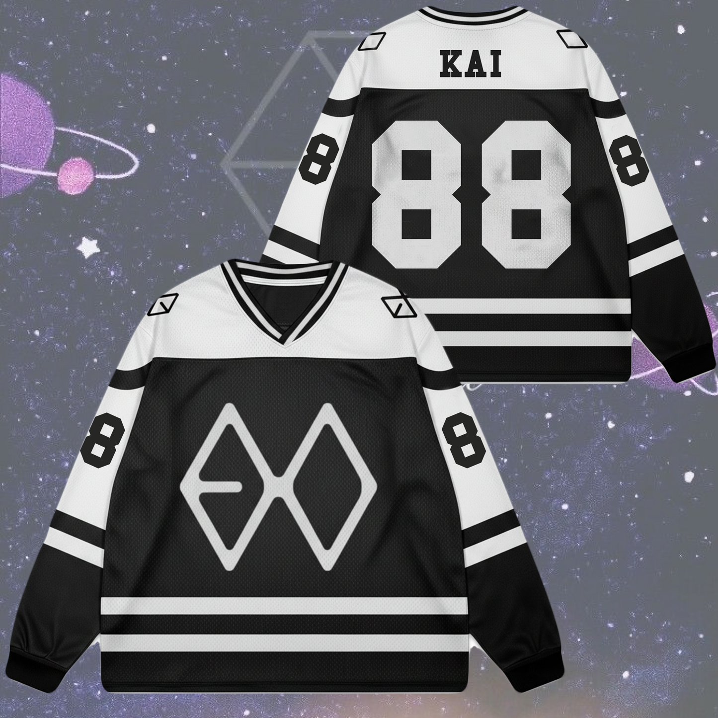 Massive EXO Come Back World Tour Splicing Long Sleeved Gifts