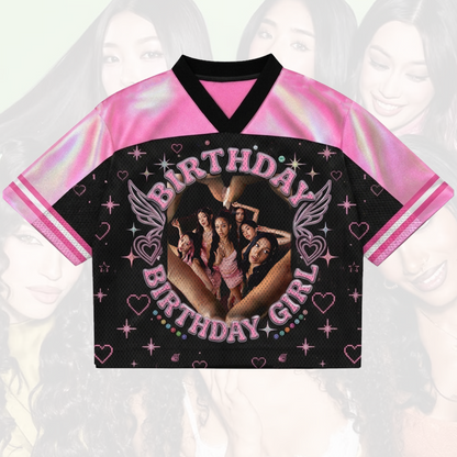 Personalized Eyekons Birthday Girl Katseye Mixed Mesh Jersey Gift For Kid Fan