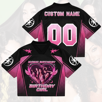 Personalized Eyekons Birthday Girl Katseye Mixed Mesh Jersey Gift For Kid Fan