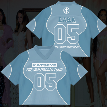 The WildWorld Tour Katseye Mesh Jersey Fan Edition