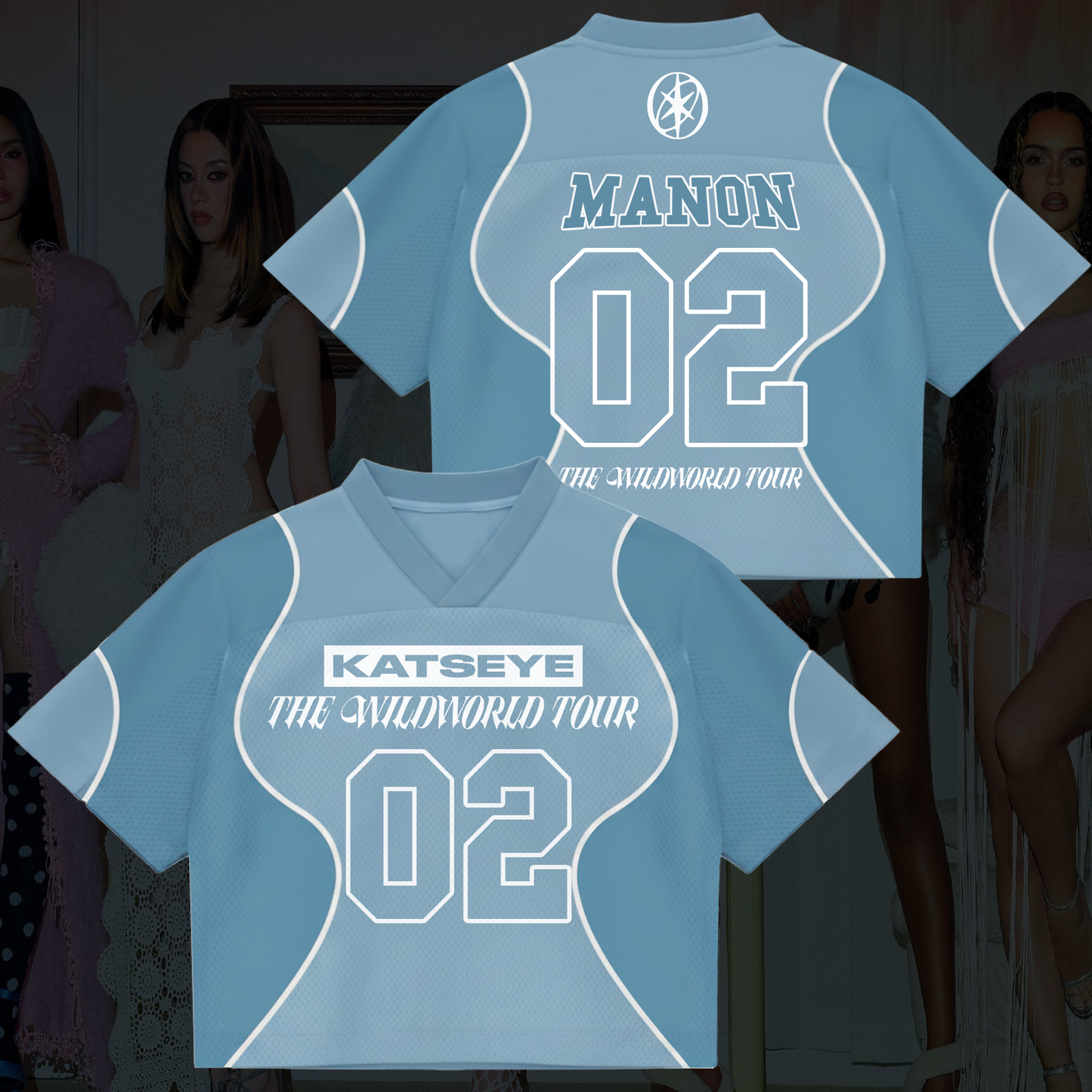 The WildWorld Tour Katseye Mesh Jersey Fan Edition