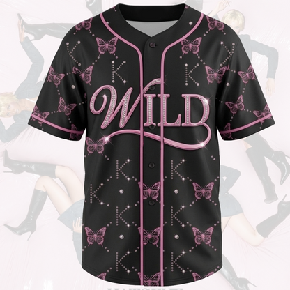 The Crystal Heart KATSEYE The Wildworld Tour Wild Album Baseball Jersey