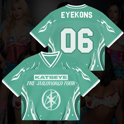 The WildWorld Tour Wild Katseye Album Mesh Jersey Fan Edition