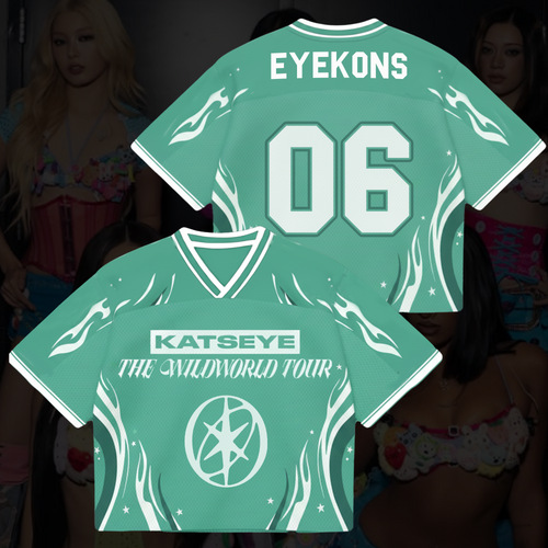The WildWorld Tour Wild Katseye Album Mesh Jersey Fan Edition
