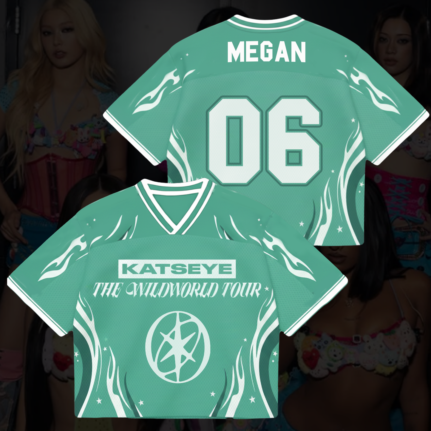 The WildWorld Tour Wild Katseye Album Mesh Jersey Fan Edition