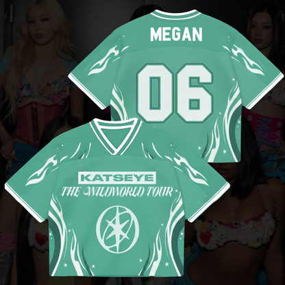 The WildWorld Tour Wild Katseye Album Mesh Jersey Fan Edition
