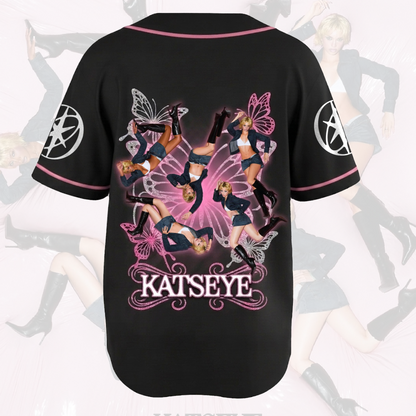 Pinky Butterfly KATSEYE Wild Album Baseball Jersey Gift For Fans
