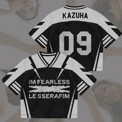 Le Sserafim Im Fearless New Album Mixed Mesh Jersey