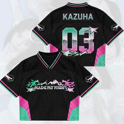Epic LE SSERAFIM Made My Night Mixed Mesh Jersey Pureflow Tour Gift for Fans
