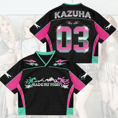 Astonishing FEARNOT Pureflow Mixed Mesh Jersey Made Night Album Gift for Fan