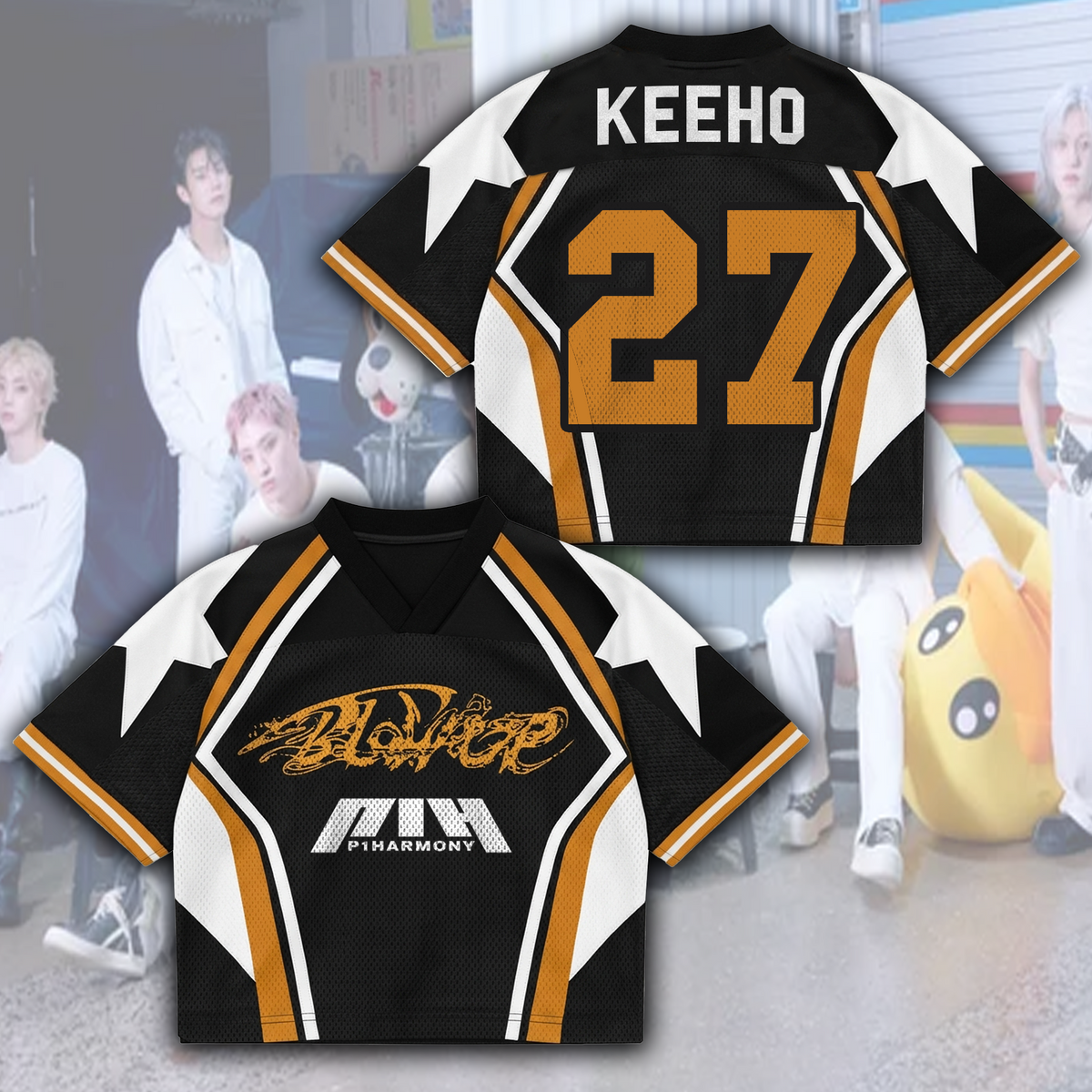 CreepEye Horror Haven P1harmony Mesh-Trikot Fan-Edition
