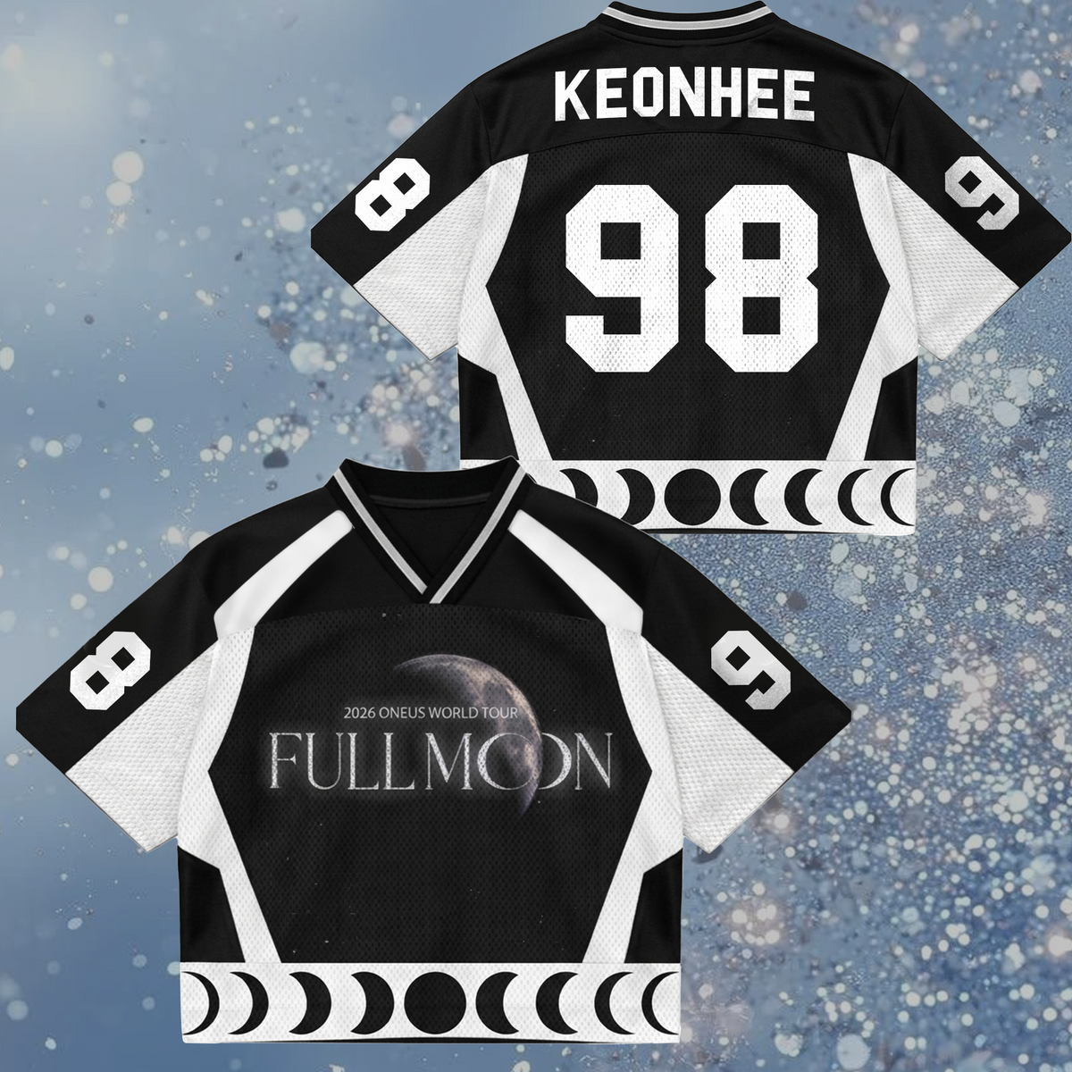 Oneus Full Moon World Tour  Mixed Mesh Jersey Gift For Fans