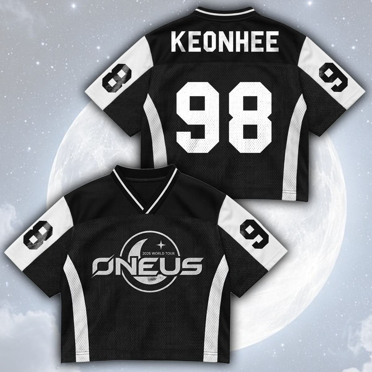 Sporty Oneus Full Moon World Tour  Mixed Mesh Jersey Gift For Fans