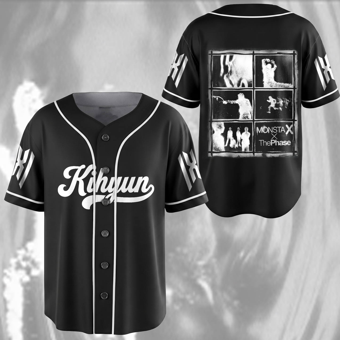 MONSTA X The Phase Album Merch Baseball Jersey Gift For Fans
