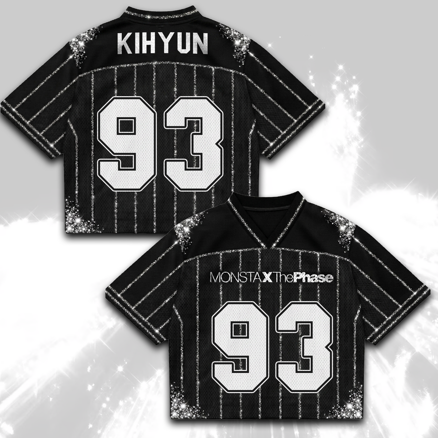 Star Monsta X The Phase Mixed Mesh Jersey Nexus Outfit Gift For Fans