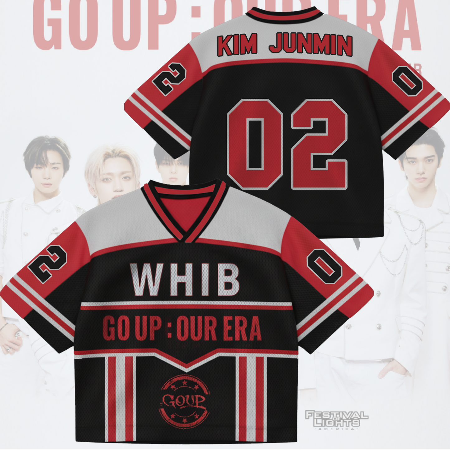 WHIB Go Up Our Era Tour Mixed Mesh Jersey