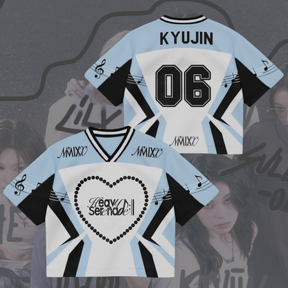 NMIXX Heavy Serenade Album Mixed Mesh Jersey Gift For Fans