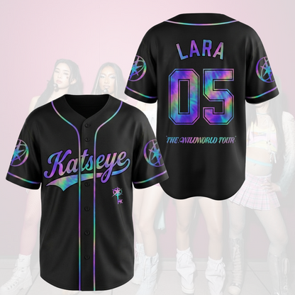 Rave Katseye  The Wildworld Tour Baseball Jersey Gift For Eyekons