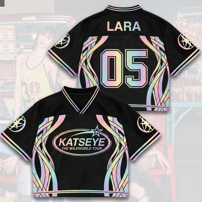 Prismatic Katseye The Wildworld Tour Mixed Mesh Jersey Fan Edition