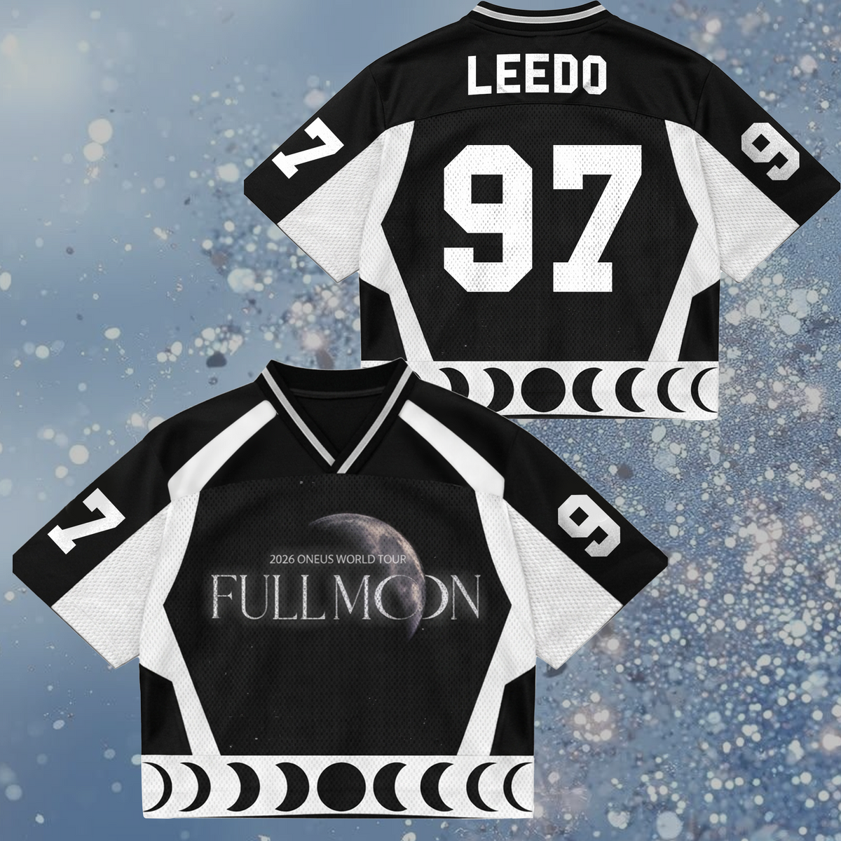 Oneus Full Moon World Tour  Mixed Mesh Jersey Gift For Fans