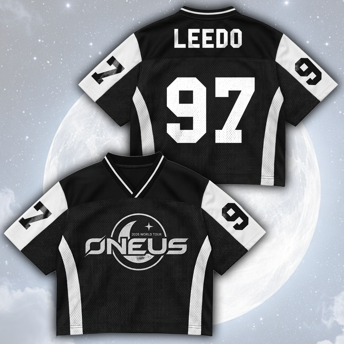 Sporty Oneus Full Moon World Tour  Mixed Mesh Jersey Gift For Fans