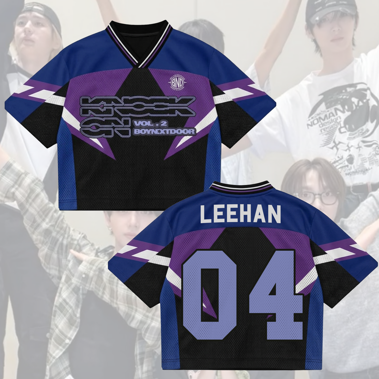 Boynextdoor Knock On Vol 2 World Tour Album Mix Mesh Jersey Edition