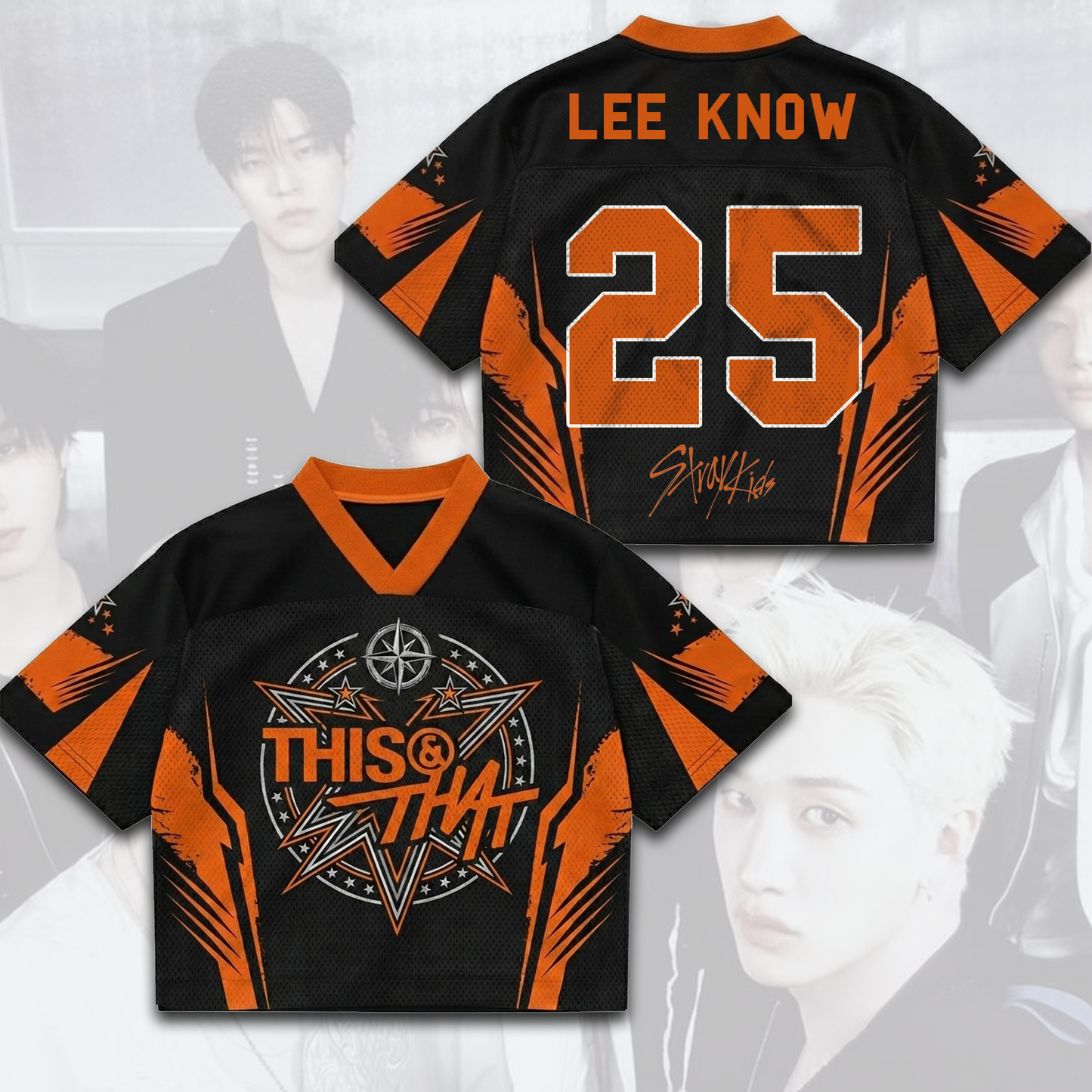 Energetic Stray Kids This That Album Mixed Mesh Jersey Perfect Fan Gift